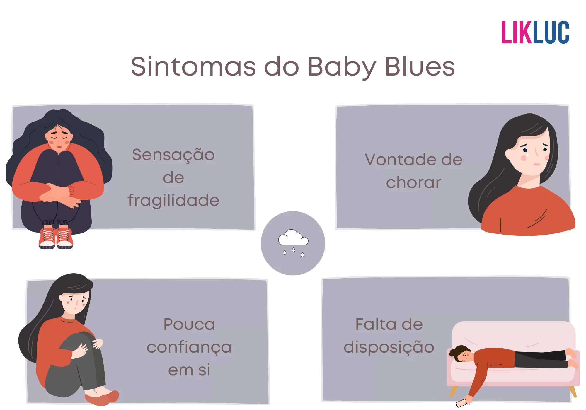 sintomas do baby blues