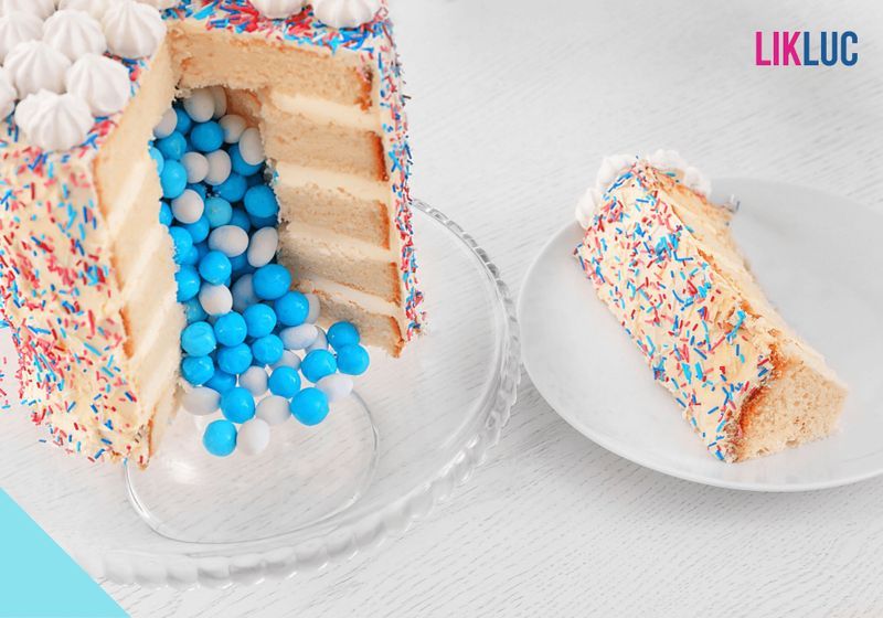 bolo de cha revelacao menino