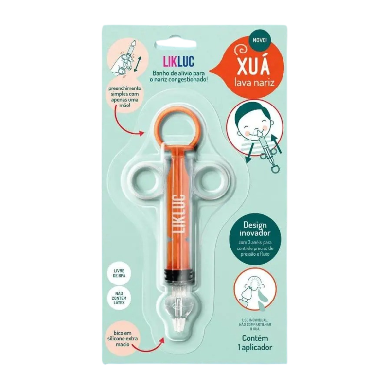 Embalagem do xua, seringa nasal da likluc