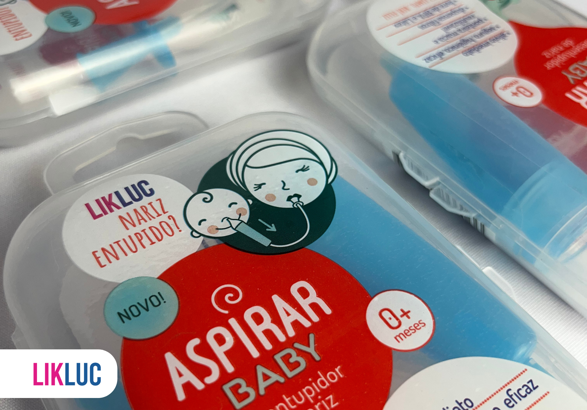 Embalagem Aspirar Baby com informações do produto